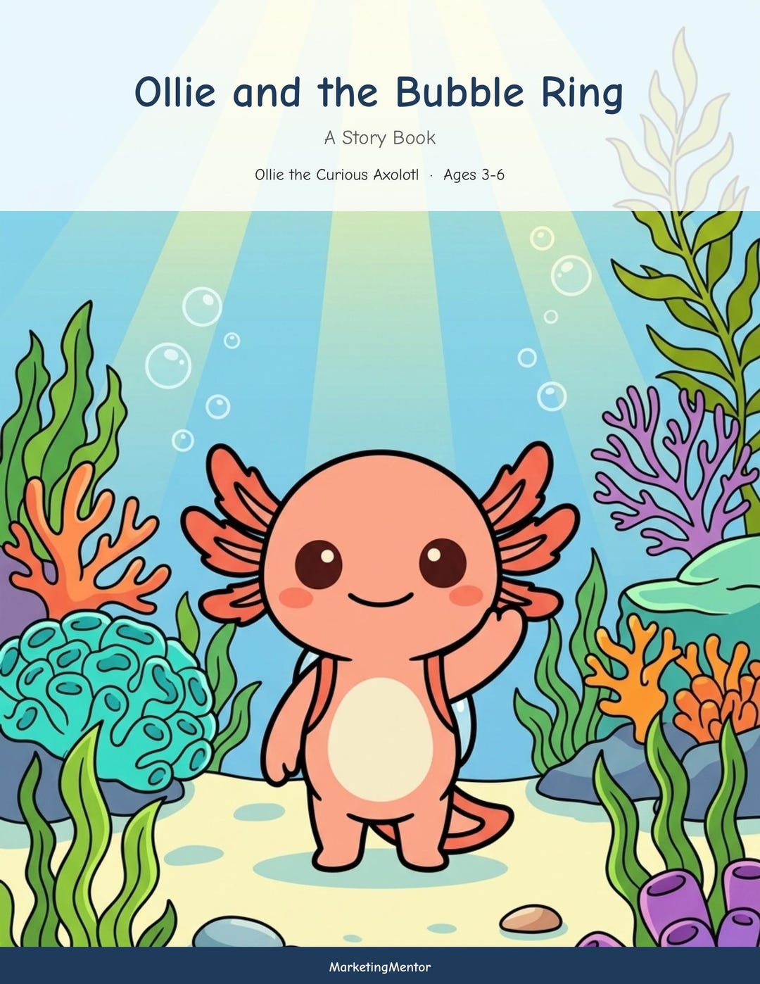 Ollie and the Bubble Ring - Story Book cover
